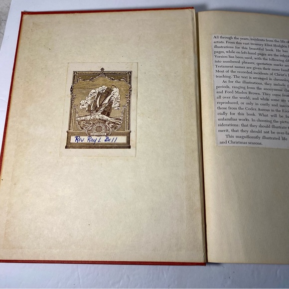 Vintage - A Pictorial Gospel: A Life of Christ - Eliot Hodgkin , Hardback 1950 - Picture 9 of 10